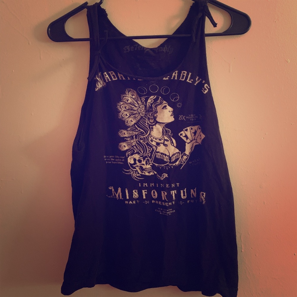 Misfortune teller tank top size M